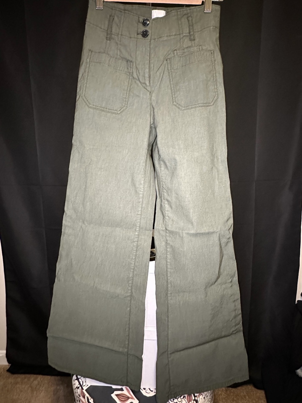 Maeve The Junie Jean in Olive Green